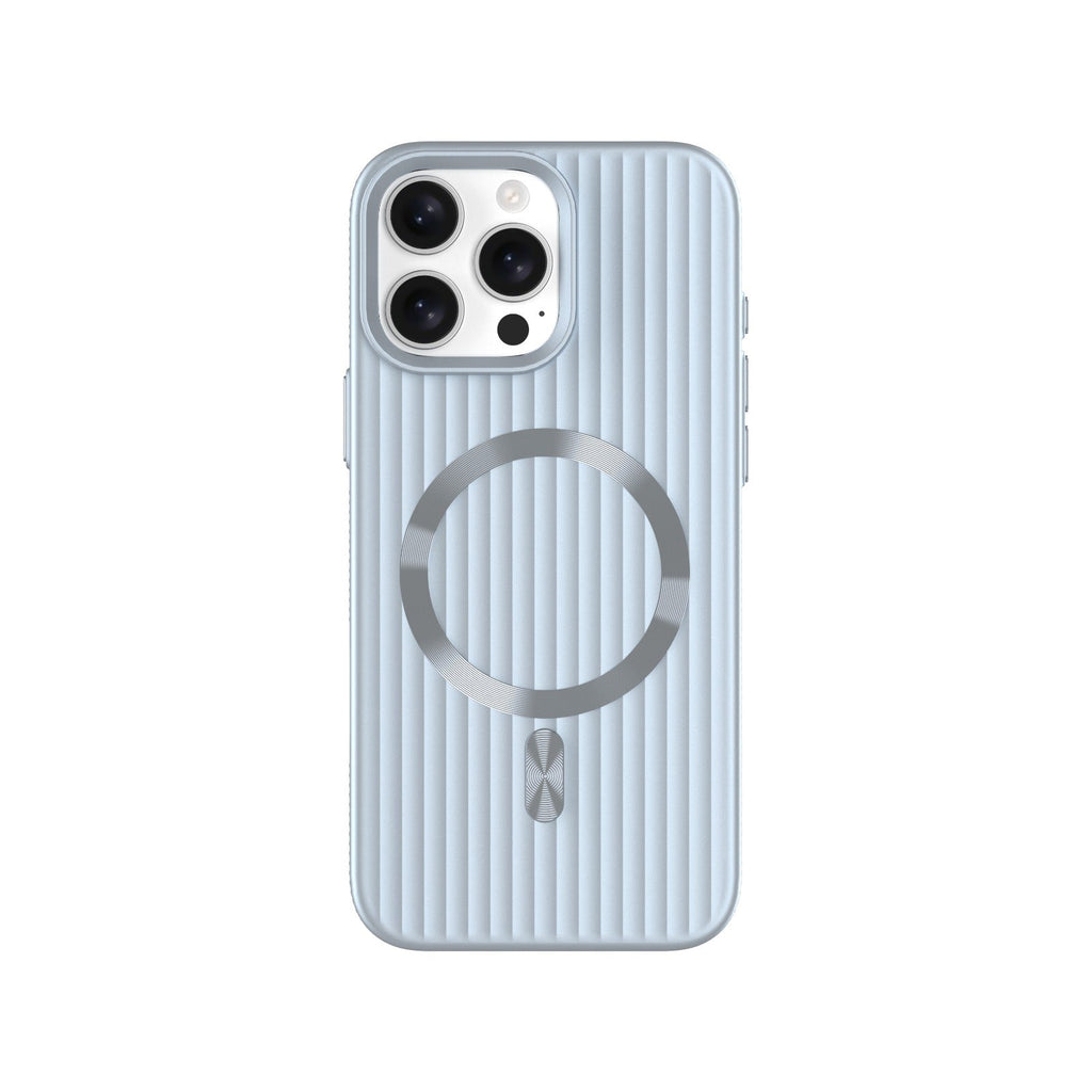ASLI Corrugared Ridge Premium Metalic Case With Enhanced Camera Protection Case For iPhone 16 Pro Max