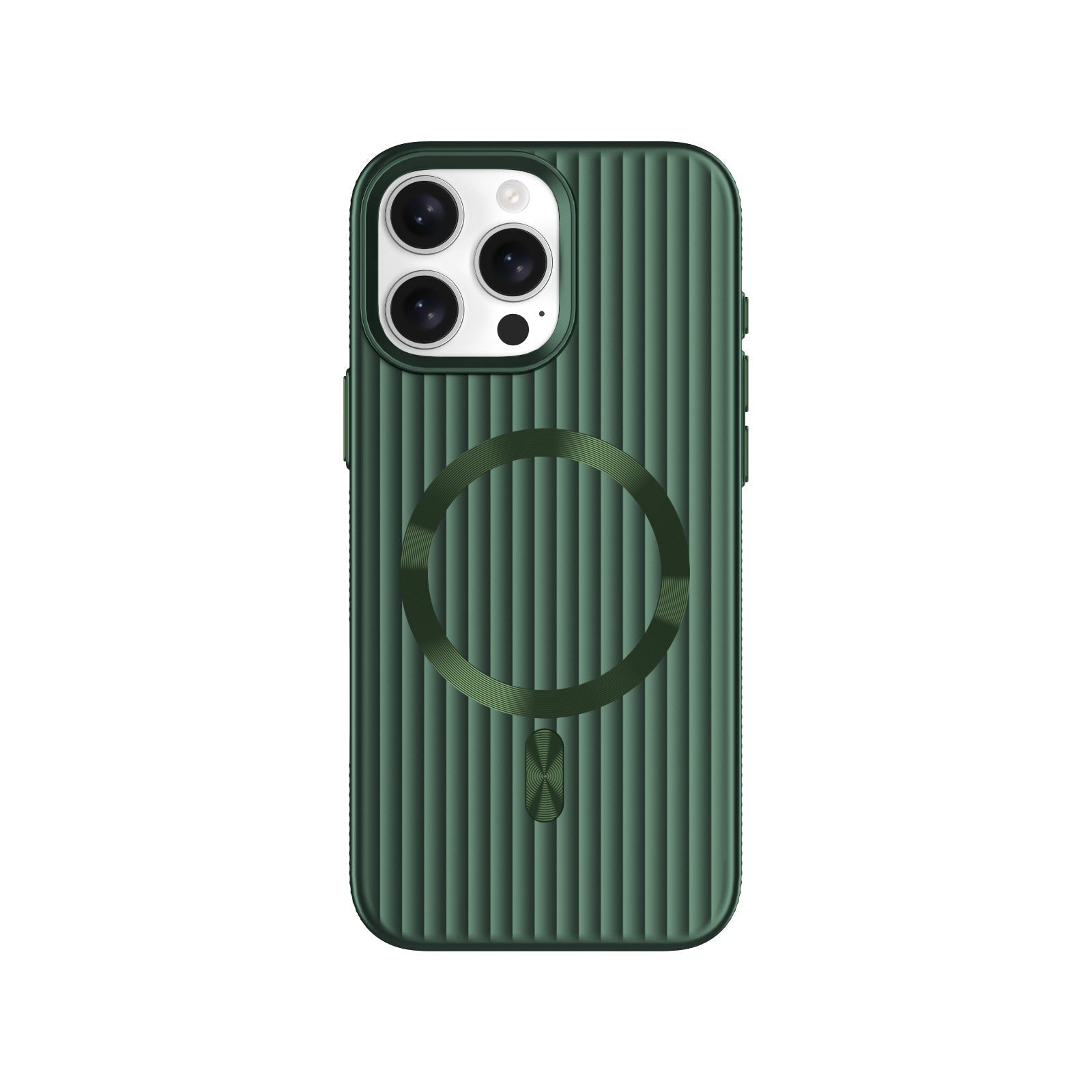 ASLI Corrugared Ridge Premium Metalic Case With Enhanced Camera Protection Case For iPhone 16 Pro Max