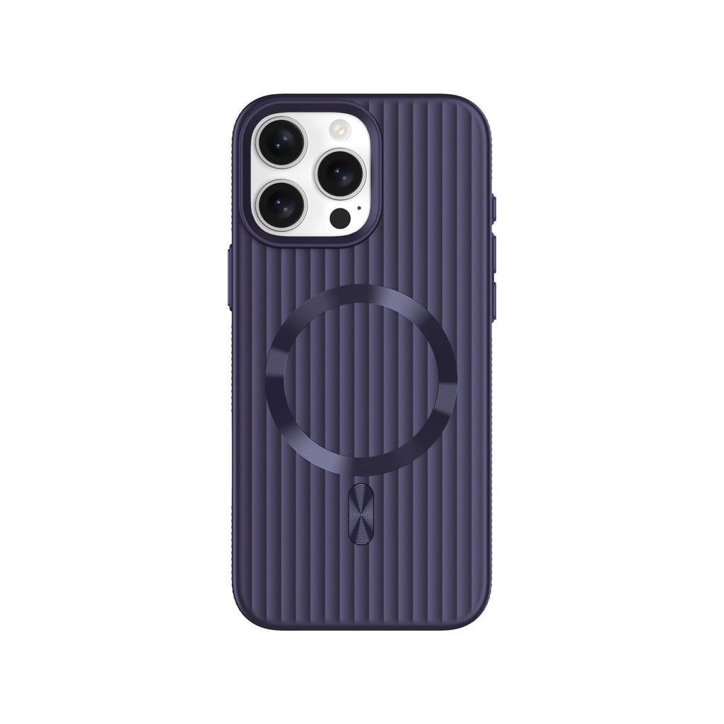 ASLI Corrugared Ridge Premium Metalic Case With Enhanced Camera Protection Case For iPhone 16 Pro
