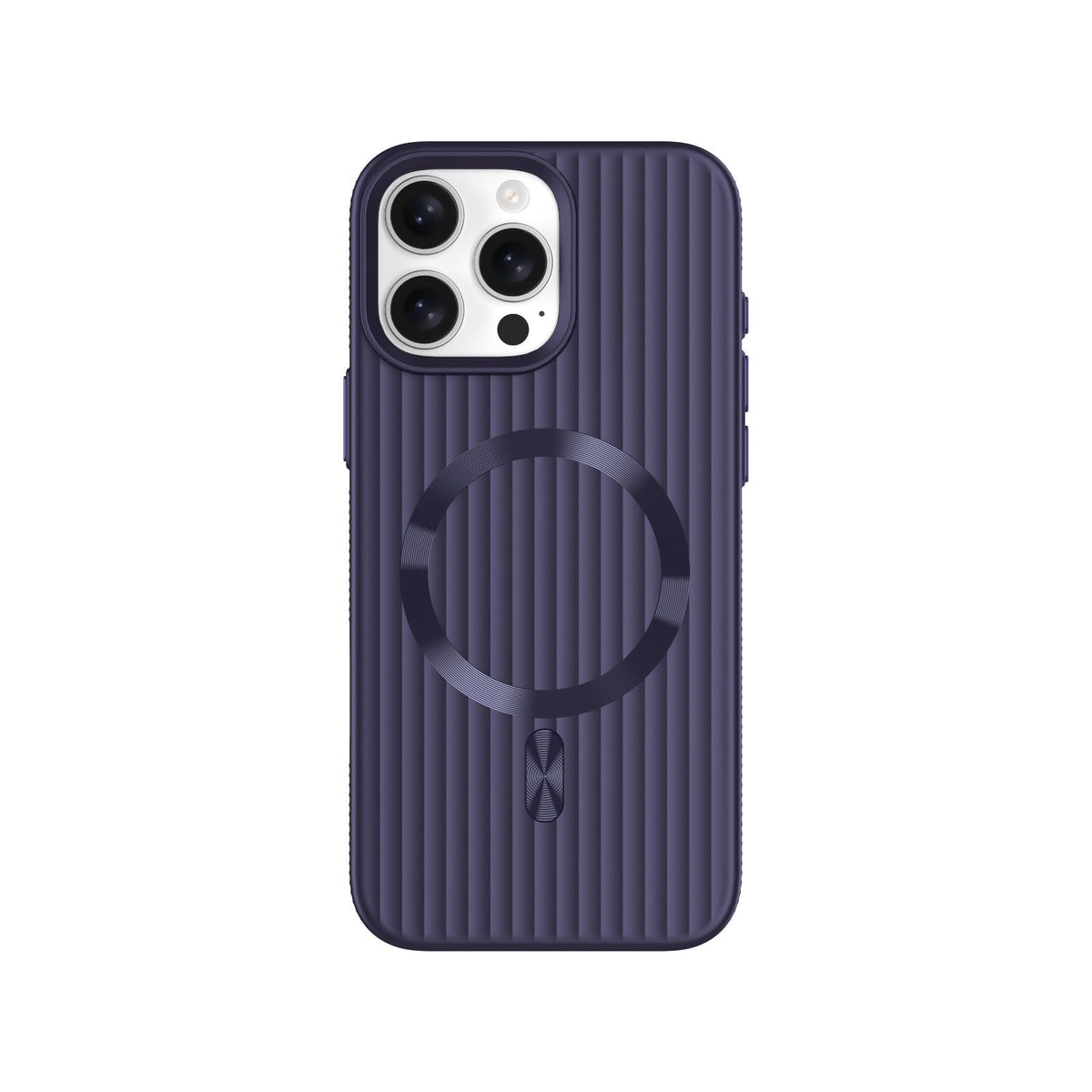 ASLI Corrugared Ridge Premium Metalic Case With Enhanced Camera Protection Case For iPhone 16 Pro
