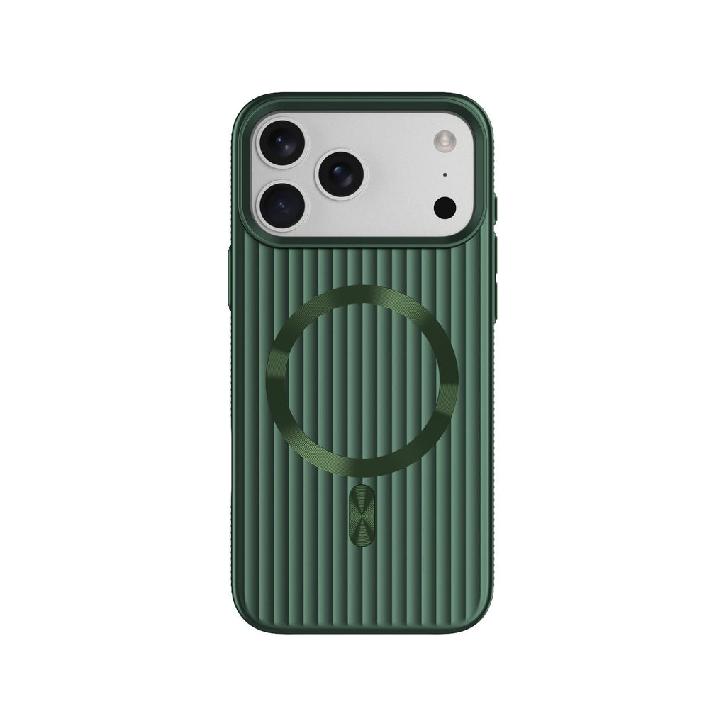 ASLI Corrugared Ridge Premium Metalic Case With Enhanced Camera Protection Case For iPhone 17 Pro