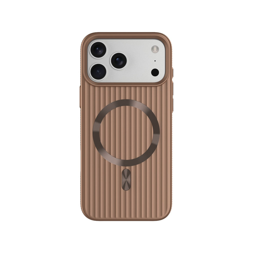 ASLI Corrugared Ridge Premium Metalic Case With Enhanced Camera Protection Case For iPhone 17 Pro Max