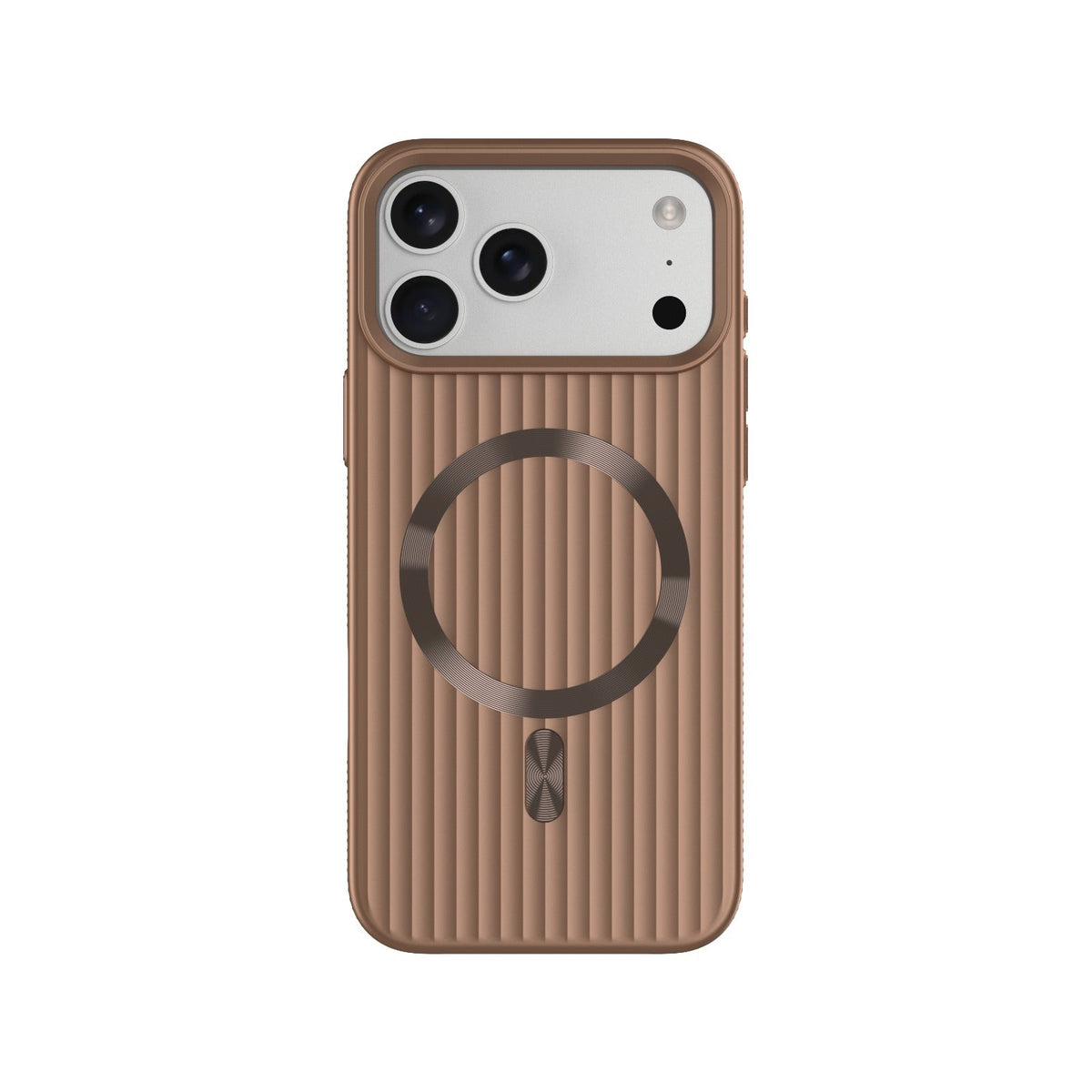 ASLI Corrugared Ridge Premium Metalic Case With Enhanced Camera Protection Case For iPhone 17 Pro