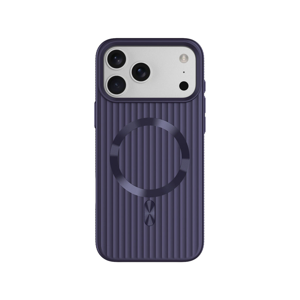 ASLI Corrugared Ridge Premium Metalic Case With Enhanced Camera Protection Case For iPhone 17 Pro
