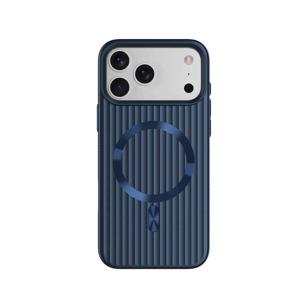 ASLI Corrugared Ridge Premium Metalic Case With Enhanced Camera Protection Case For iPhone 17 Pro