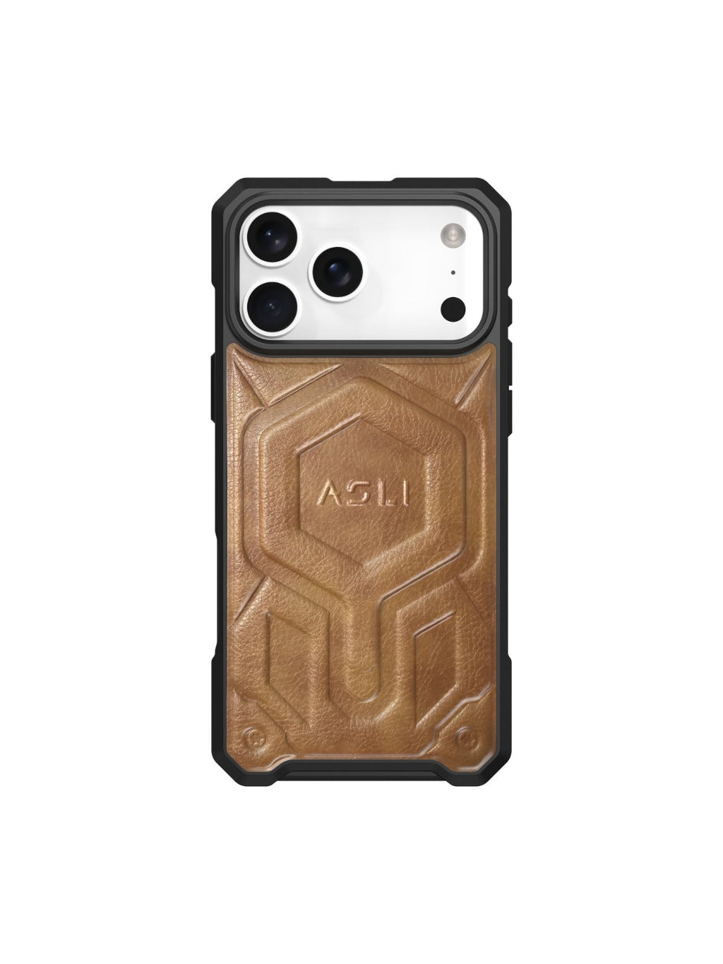 ASLI Leather Hybrid Premium Leather Case With Drop Protection And Heat Dissipation Case For 17 Pro