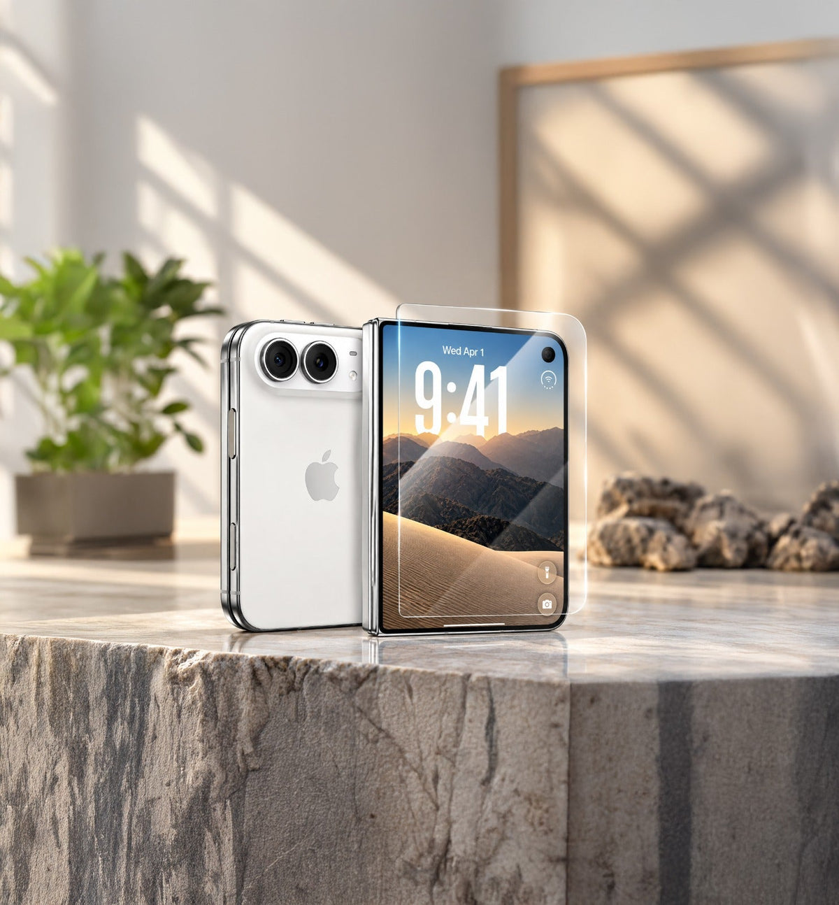 LZEL Duovex HD Tempered Glass Screen Protector for iPhone Duo â?? Reinforced Protection