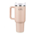 LZEL Tumbler With Handle 800ML Aqua Pure Vacuum Insulated | Pink