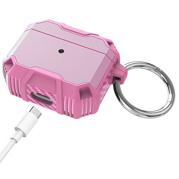 Shockproof AirPods 4 Case Rugged Drop Protection | Pink / Pink