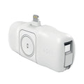 Asli Global 5000mAh Charger POD Prime Lighting Power Bank With Watch Dock | White