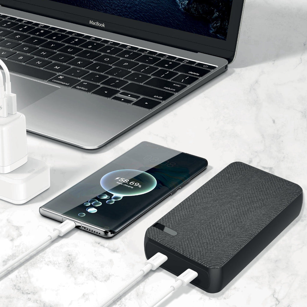 Asli Global Charge Prime Luxe 20000mAh PD Type-C Mini Power Bank | Black