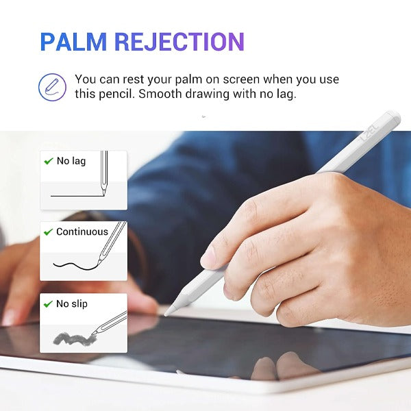 LZEL S-Touch Stylus S-Pen With Palm Rejection | White