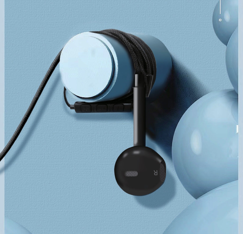 Asli Global USB-C 1.2M SoundPods Mono Earphones with Noise Isolation Technology