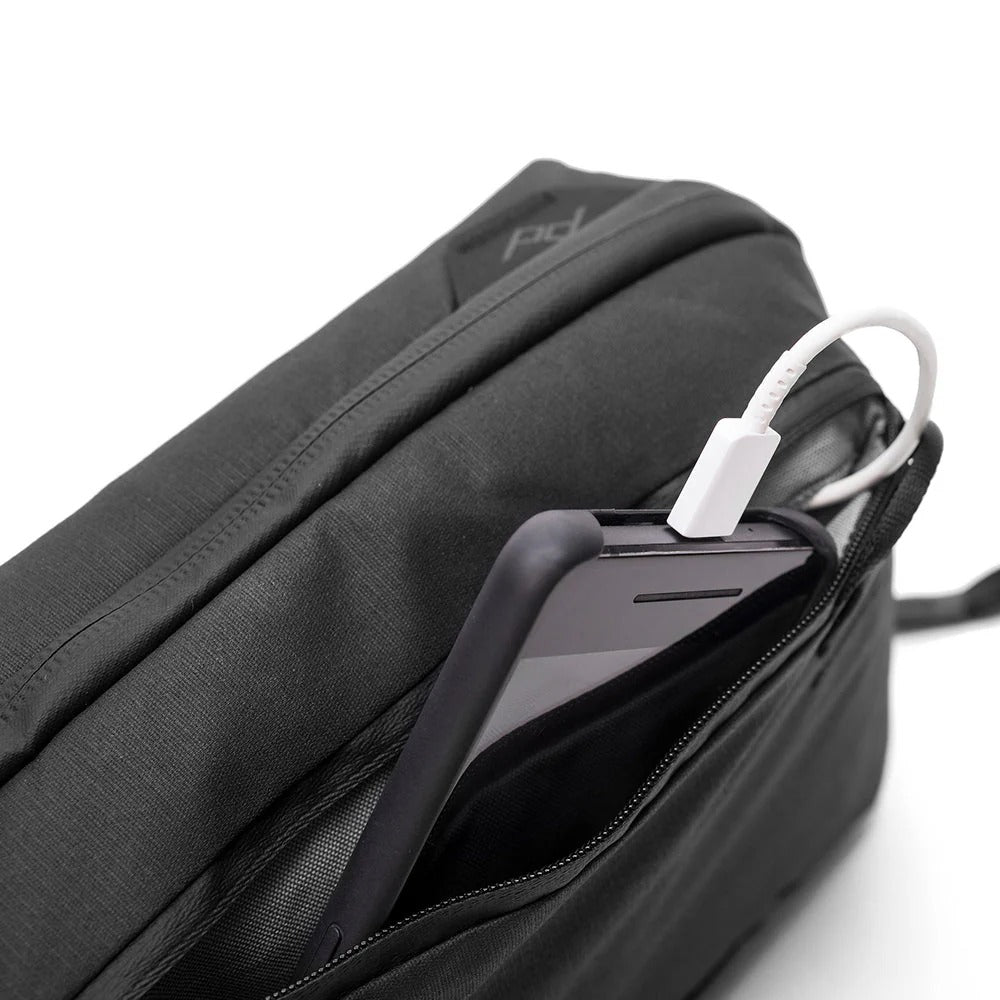 Asli Global X-Pouch With Strap | Black