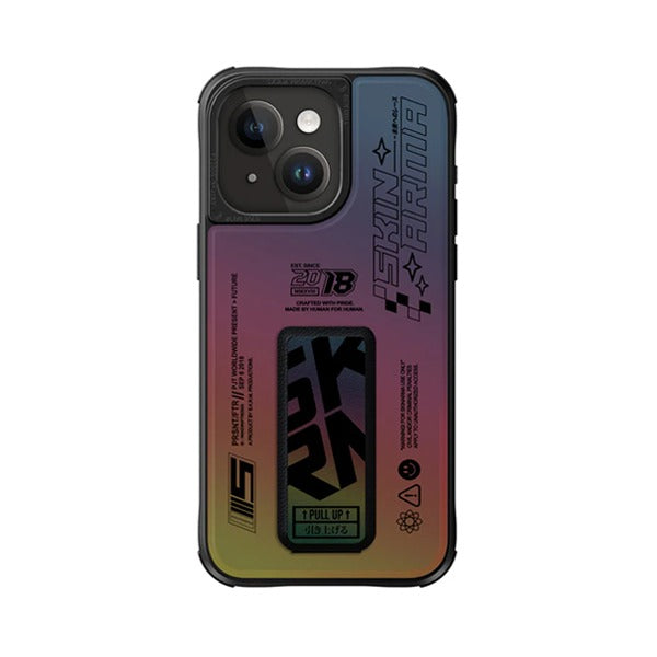 SkinArma iPhone 15 Kira Kobai Magsafe + Grip-Stand Case | Hologram