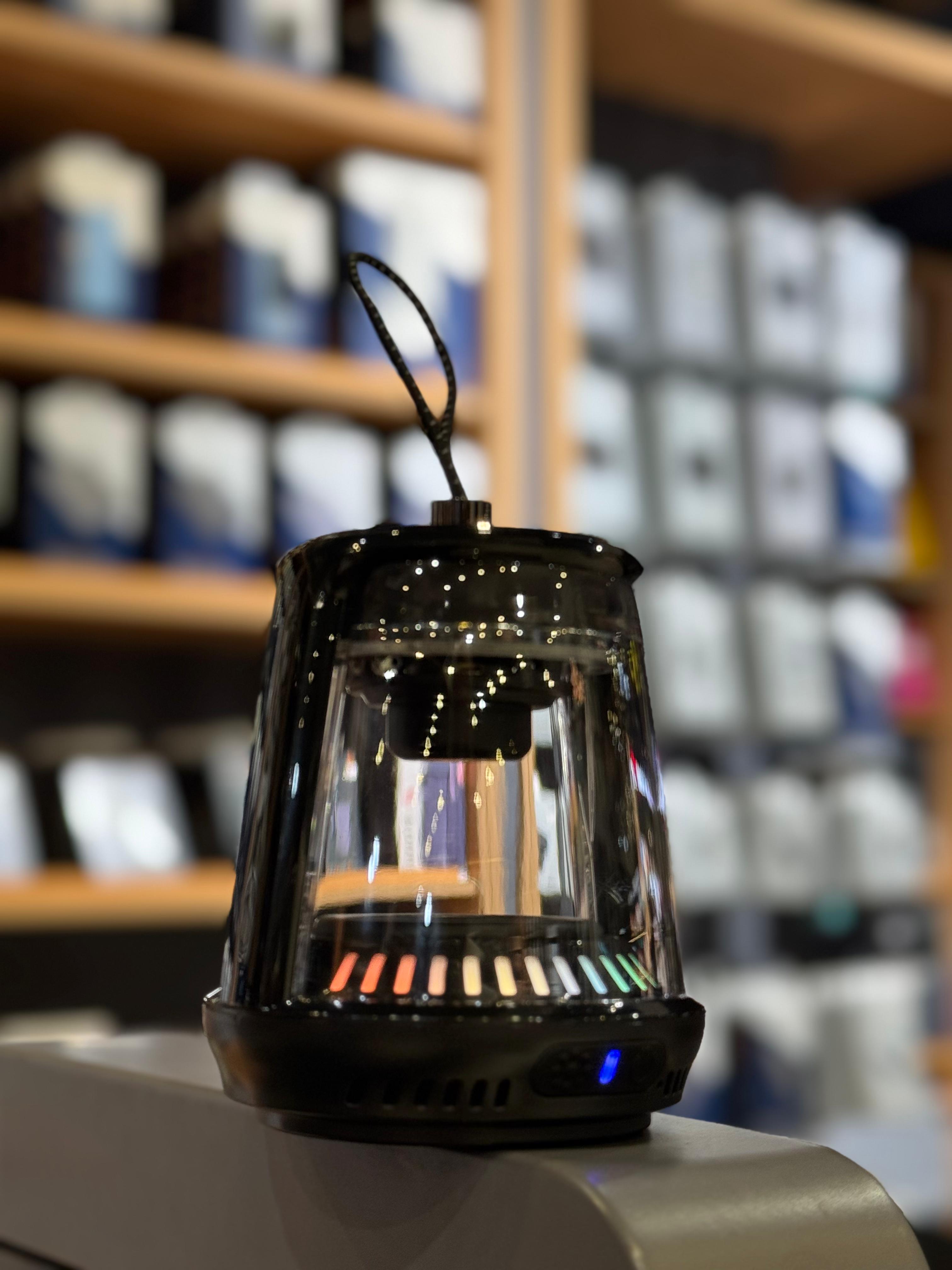 LZEL Aquilasonus Lamp Compact Waterproof Bluetooth Speaker With Dynamic RGB Lights | Black