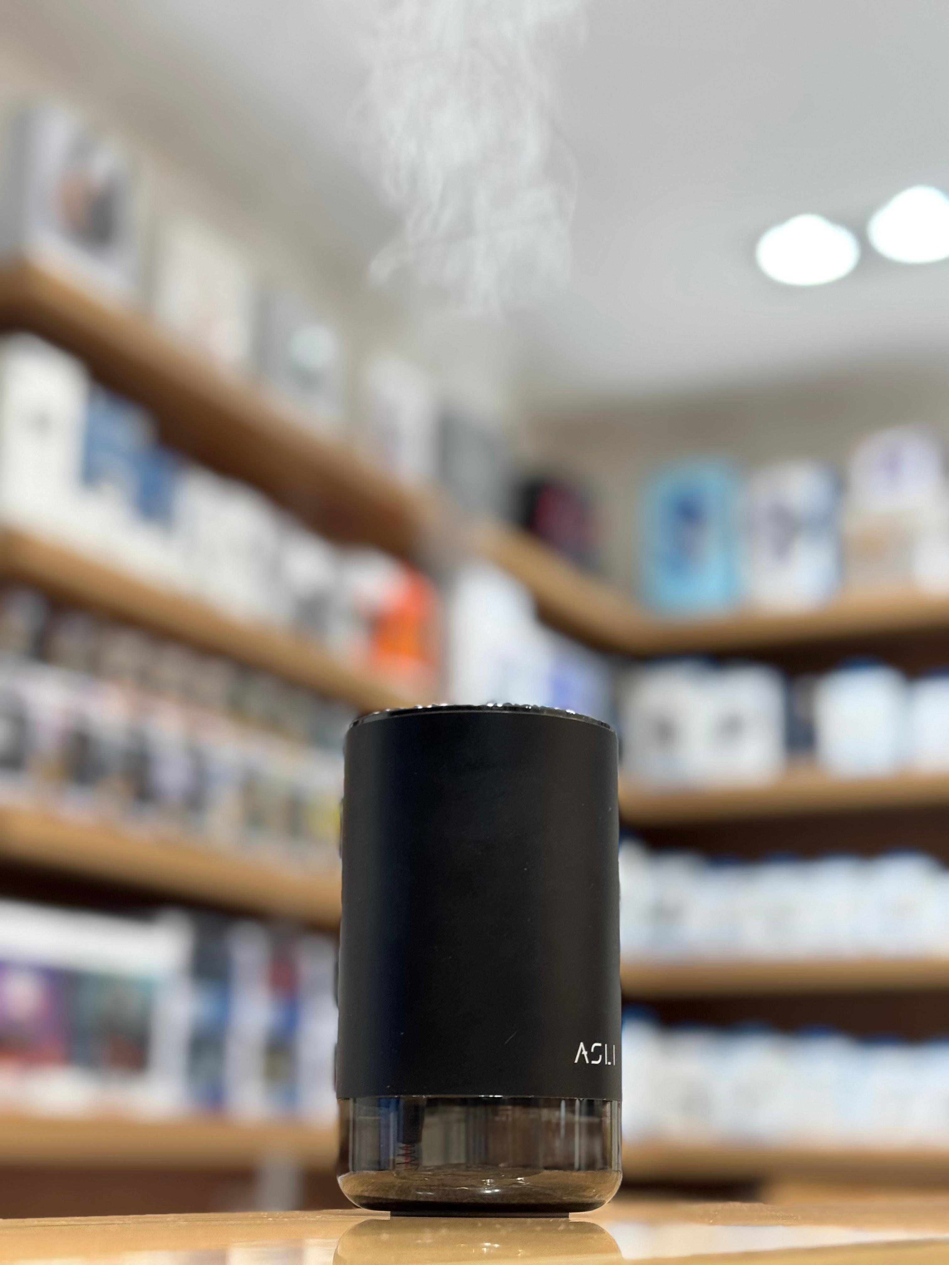 Asli Global Scentronix AI Smart Car Aromatherapy Diffuser with Nano Atomization | Black