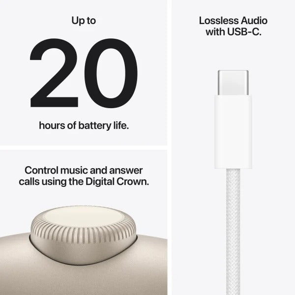 AirPods Max 2 Wireless ANC Headphones  Bundle Offer | Starlight