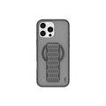 LZEL MatteMag Kickstand Matte Strap MagSafe Case with Enhanced Edge Protection for iPhone 16 Pro Max | Light Black