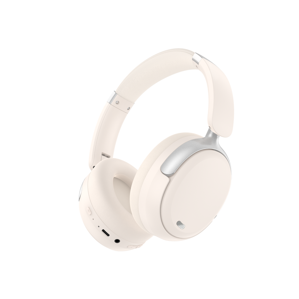 LZEL Sonique Pulse Wireless Stereo Headphones | White