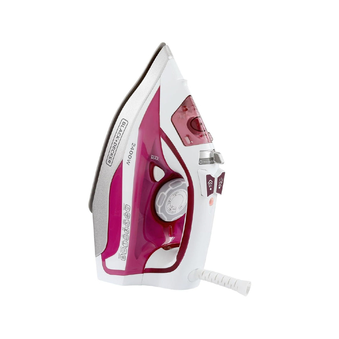 Black & Decker Steam Iron 380 ml 2400W With Auto Shutoff And Ceramic Soleplate