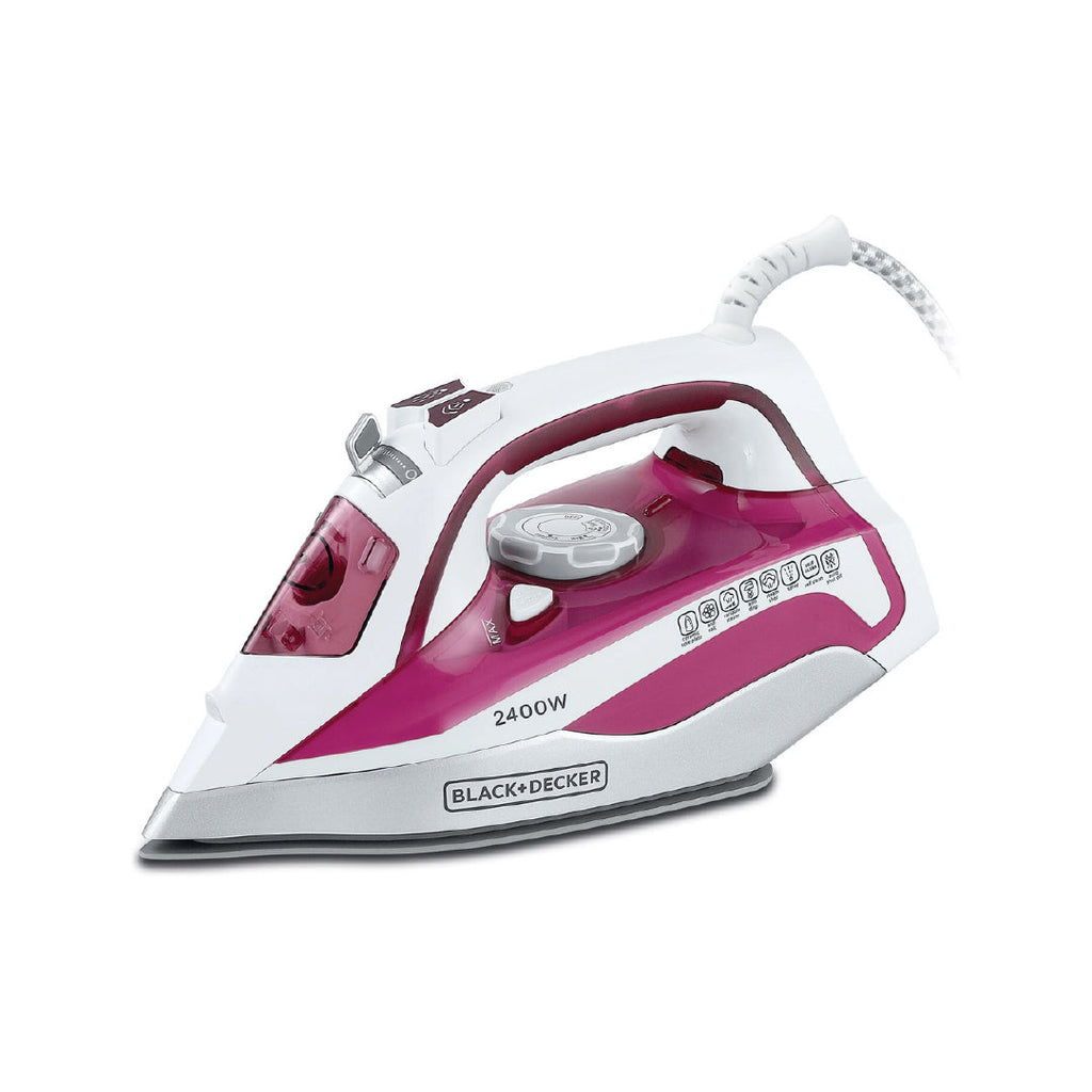 Black & Decker Steam Iron 380 ml 2400W With Auto Shutoff And Ceramic Soleplate