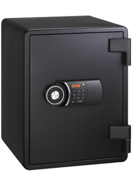 Eagle Safe Compact Size Fire Resistant Safe 60Kg | Black