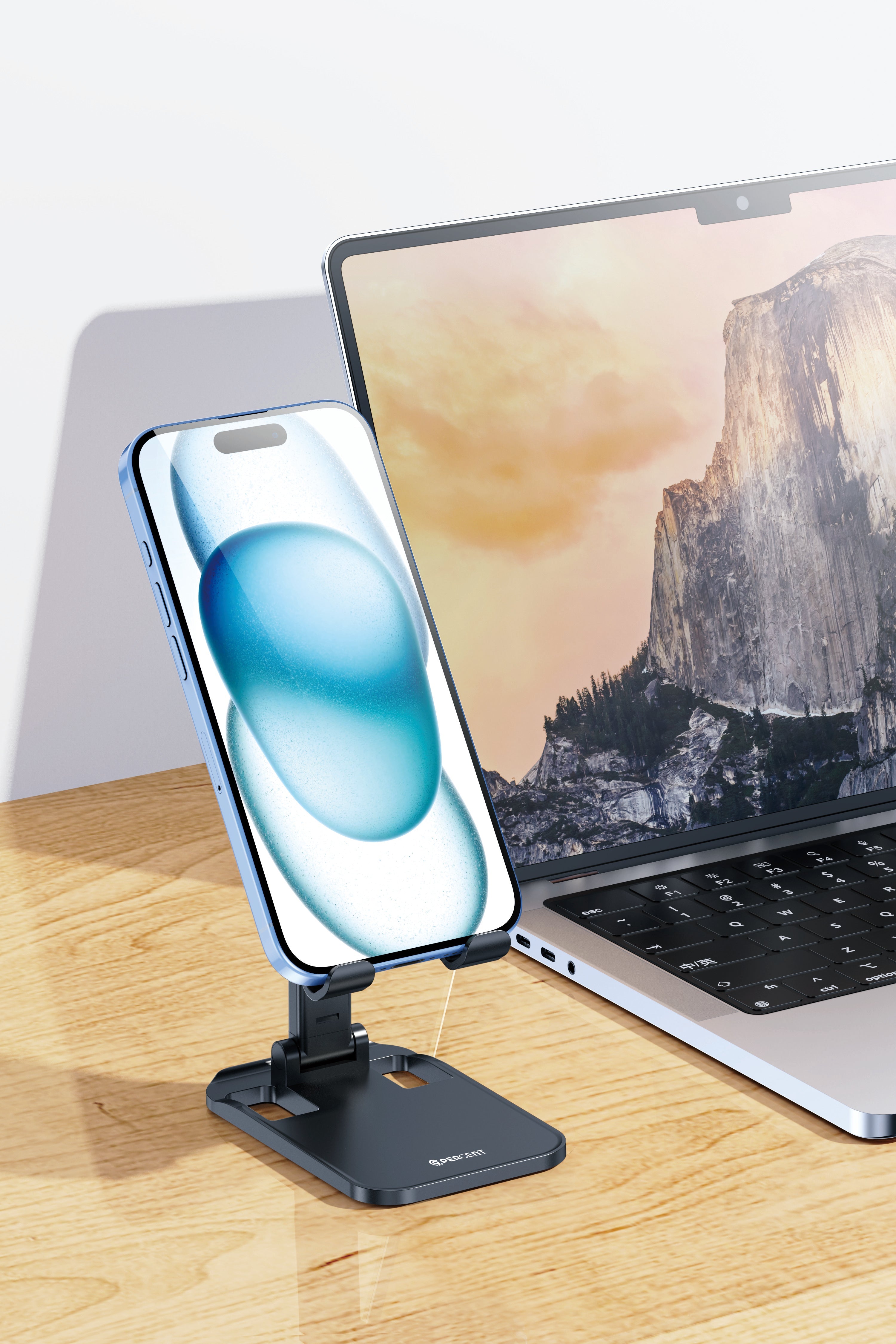 90 Percent Flexistand Series Foldable Universal Phone Stand | Black