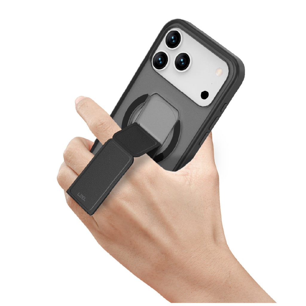 LZEL Magsynto Strap Case for iPhone 17 Pro Max | Black