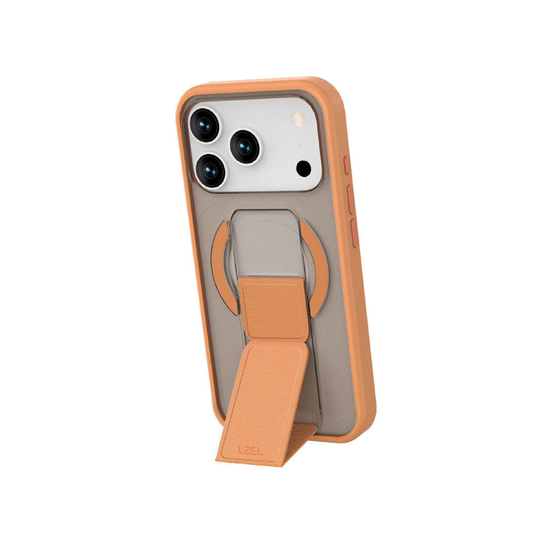 LZEL Magsynto Strap Case for iPhone 17 Pro | Papaya