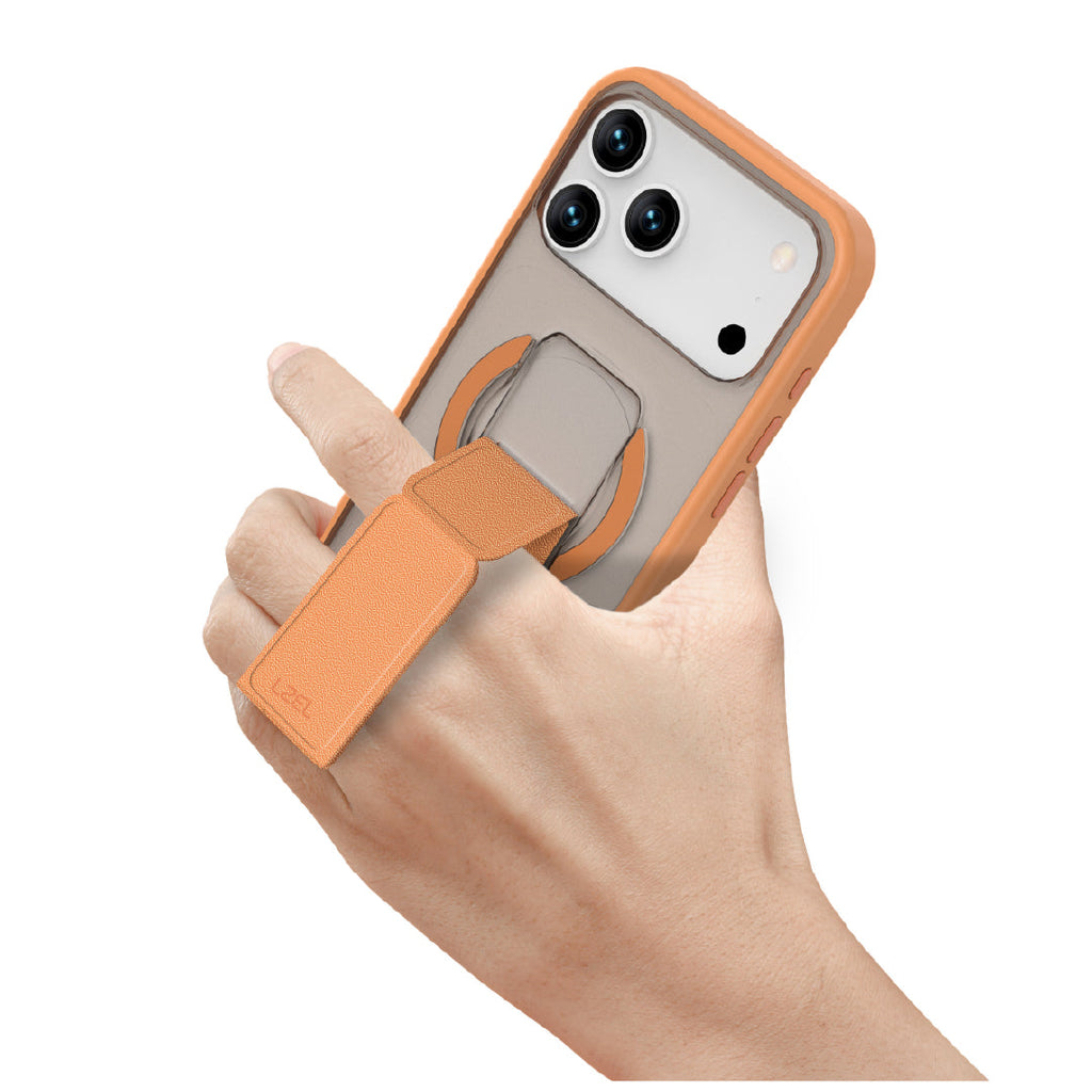 LZEL Magsynto Strap Case for iPhone 17 Pro | Papaya
