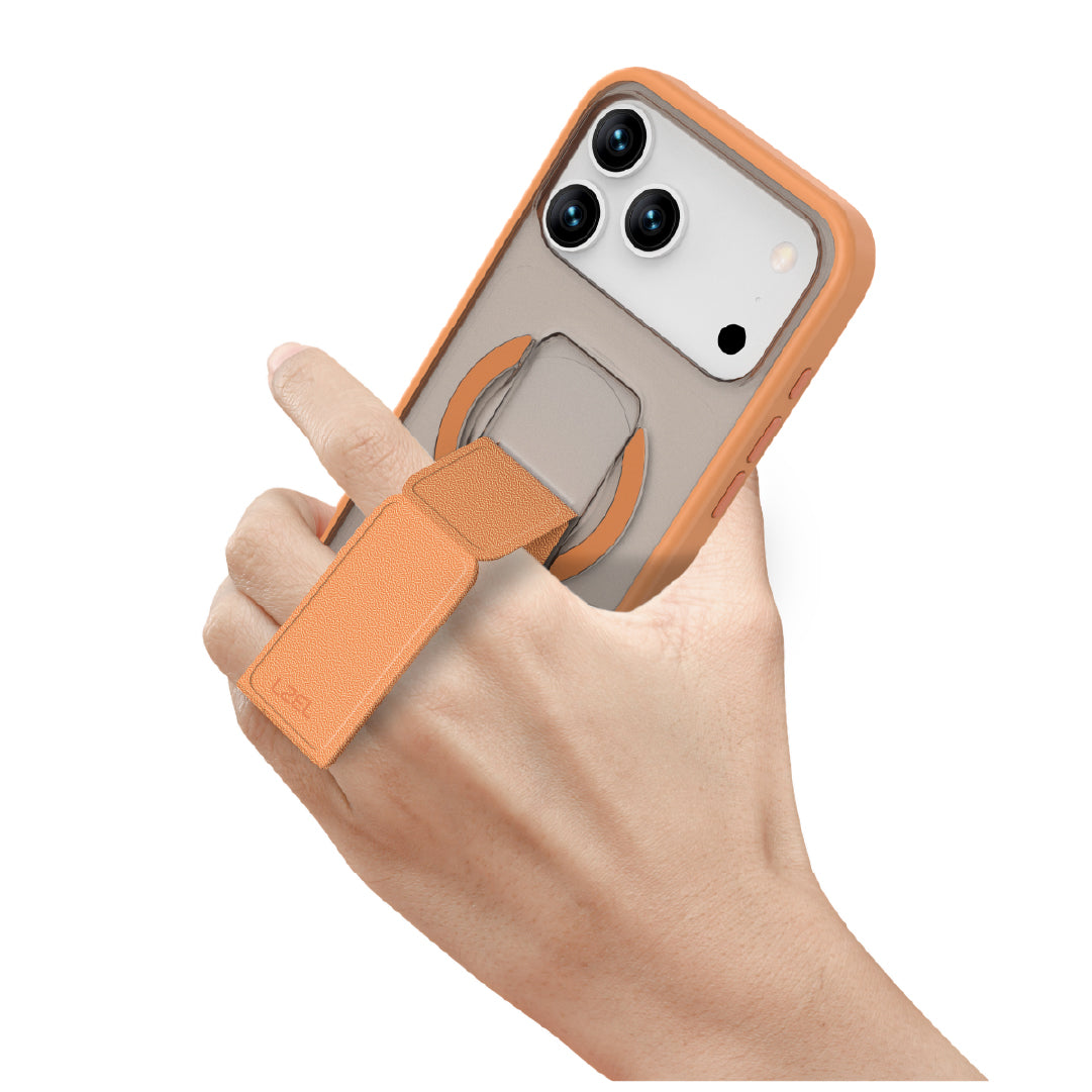 LZEL Magsynto Strap Case for iPhone 17 Pro | Papaya