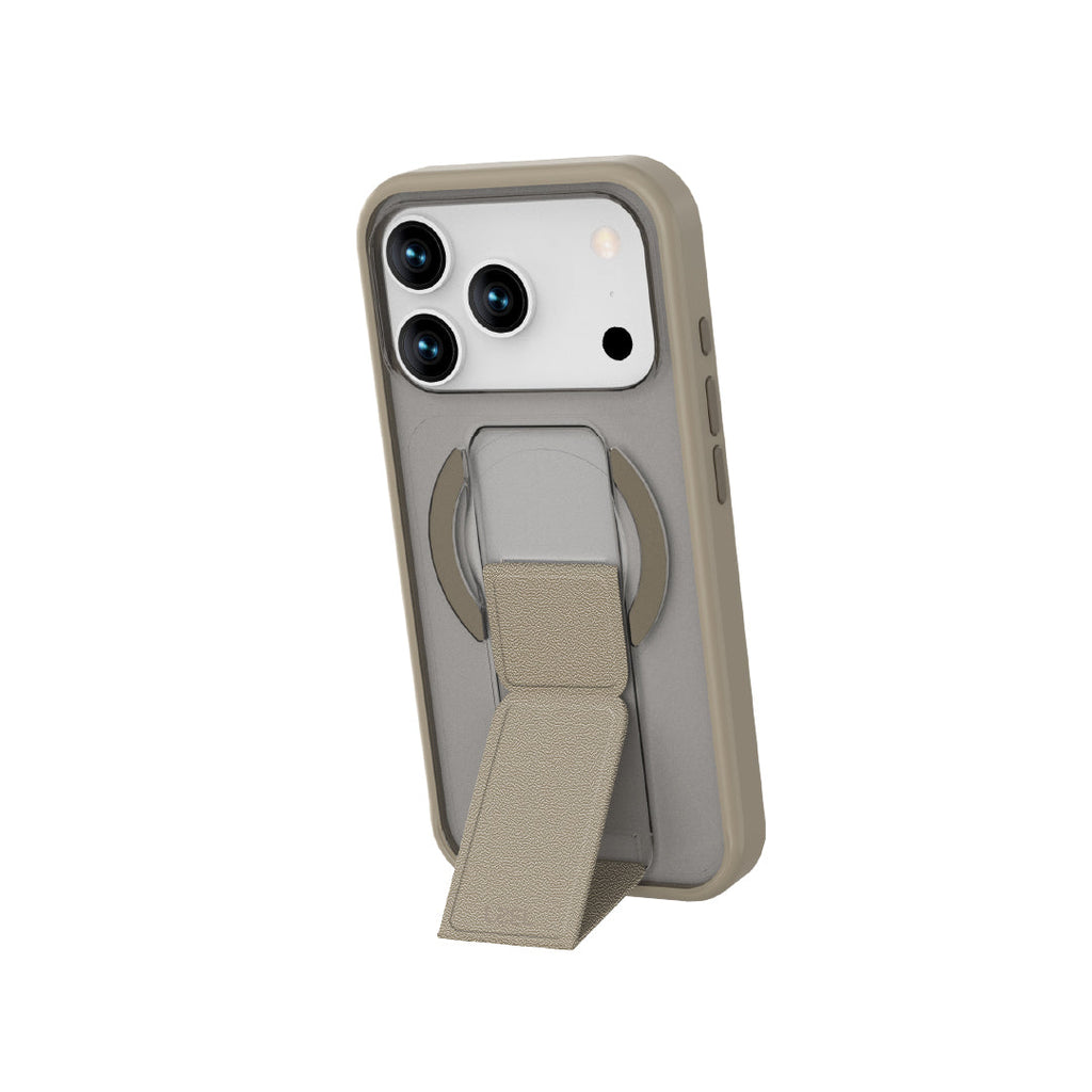 LZEL Magsynto Strap Case for iPhone 17 Pro Max | Titanium