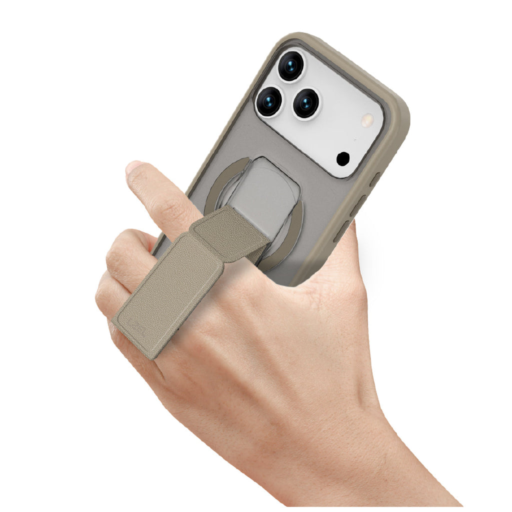 LZEL Magsynto Strap Case for iPhone 17 Pro Max | Titanium