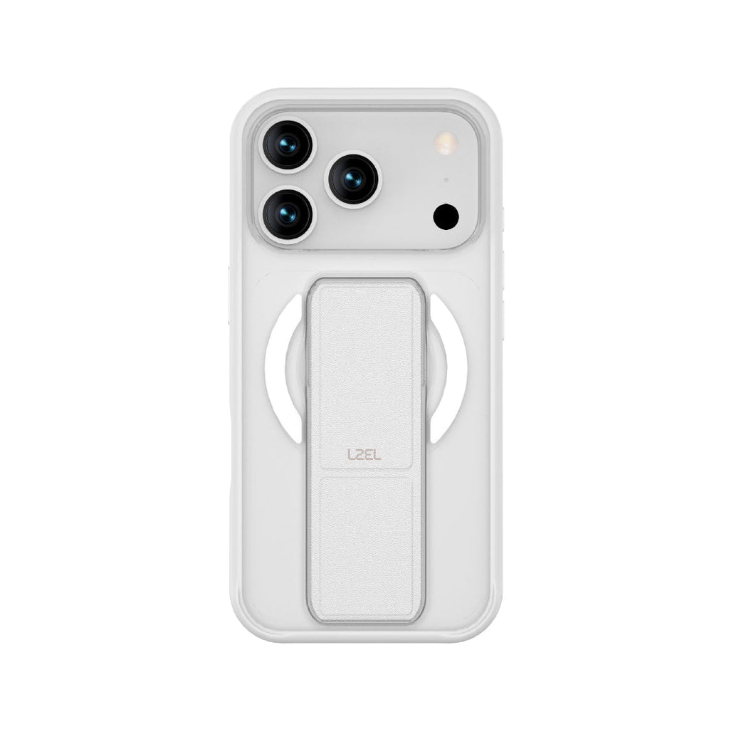 LZEL Magsynto Strap Case for iPhone 17 Pro Max | White
