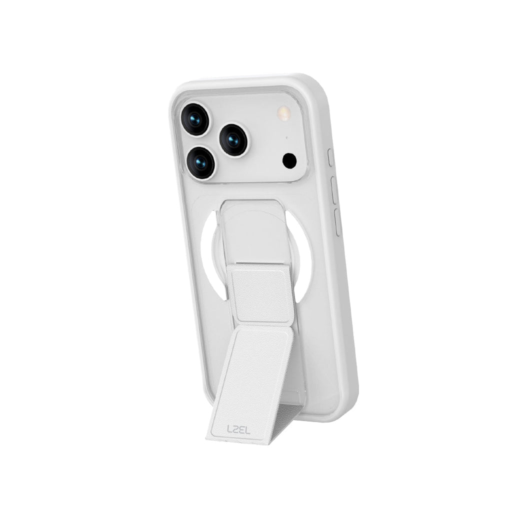 LZEL Magsynto Strap Case for iPhone 17 Pro | White