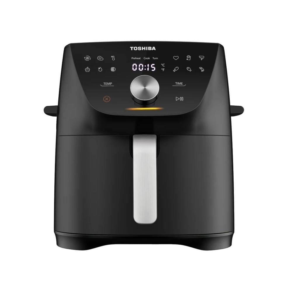 Toshiba Air Fryer with Touch Display - 5.2L, 1500W | Black