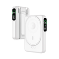 Asli Global Magcrest Hub 6-in-1 Magnetic 10000mAh PD Wireless Power Bank | White