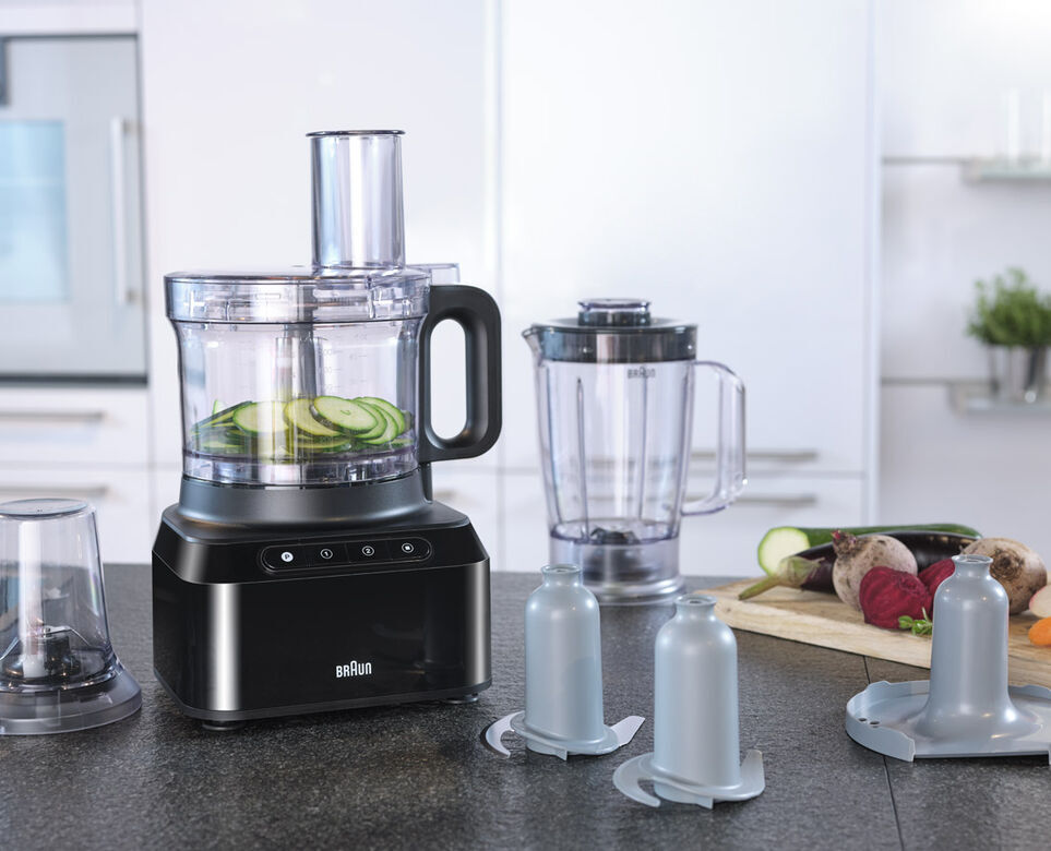 Braun PureEase Food Processor 800W, 2 Speed, Bow 2.1L with Mill