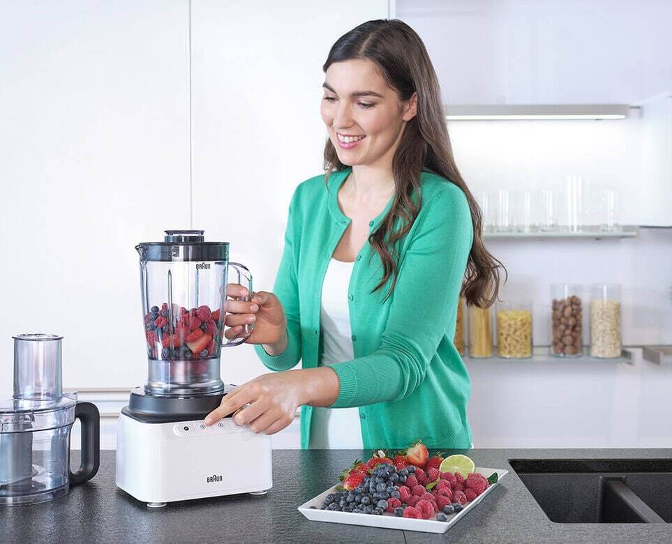 Braun PureEase Food Processor 800W, 2 Speed, Bow 2.1L with Mill