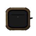 LZEL Airpods 4 Aurum Guard Max Hard PC+TPU Case | Brown/Black