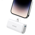Anker 5000mAh Power Bank with Built-in MFI Lightning Foldable Connector | White