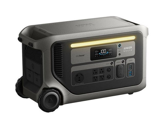 Anker SOLIX F3000 Portable Power Station Bundle – 2 Units, 3072Wh Each, 3600W |