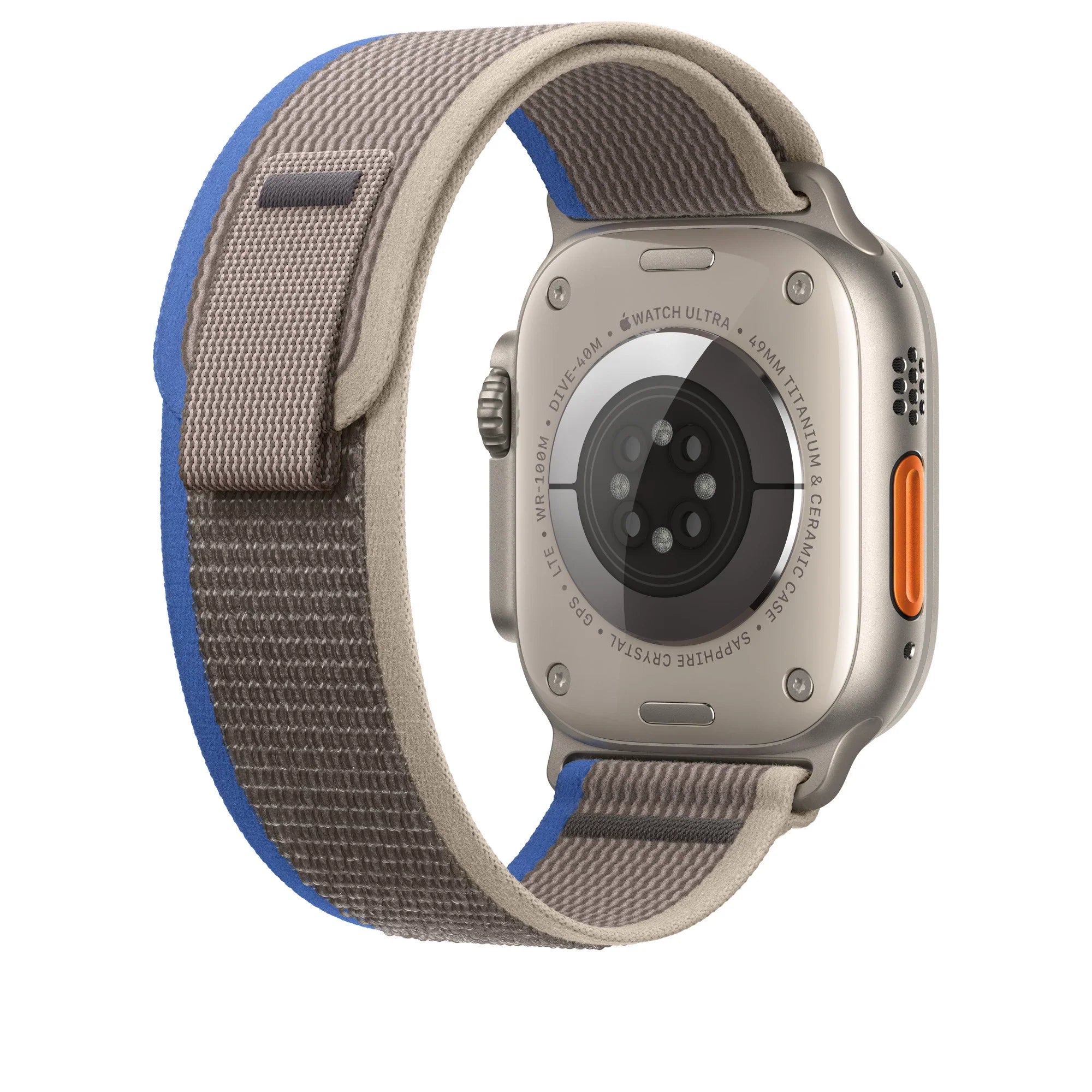 Apple Watch 49mm Trail Loop S/M | Blue/ Gray