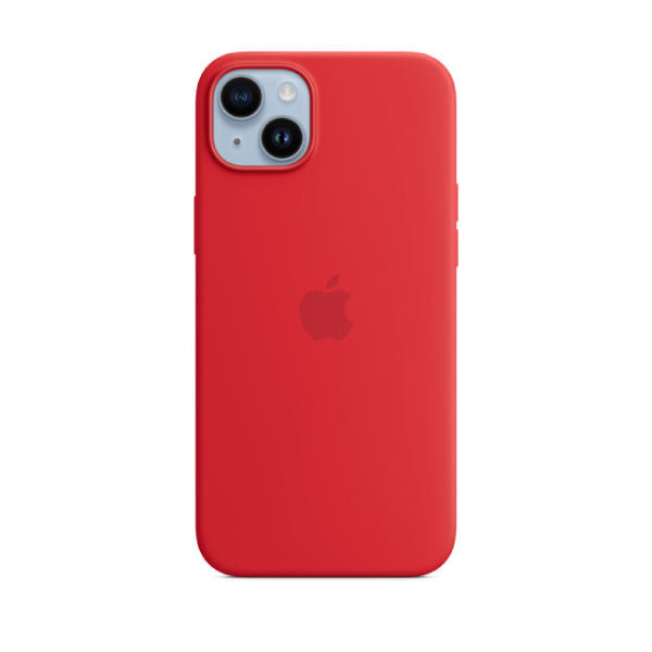 Apple iPhone 14 Plus Silicone Magsafe Case - Red