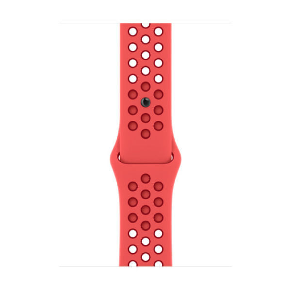 Apple Watch 45mm Nike Sport Band | Bright Crimson / Gym Red