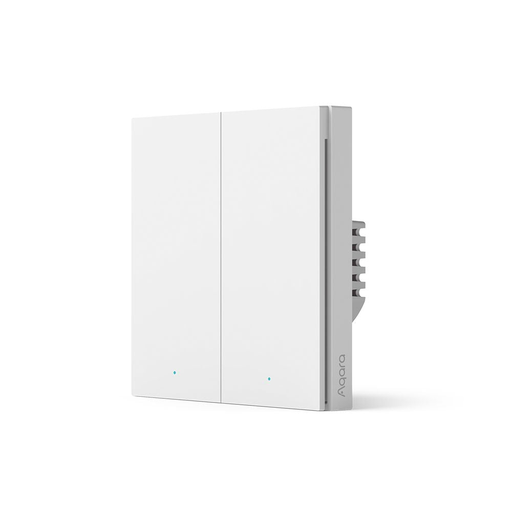 Aqara Smart Wall Switch H1 No Neutral Double Rocker WS-EUK02