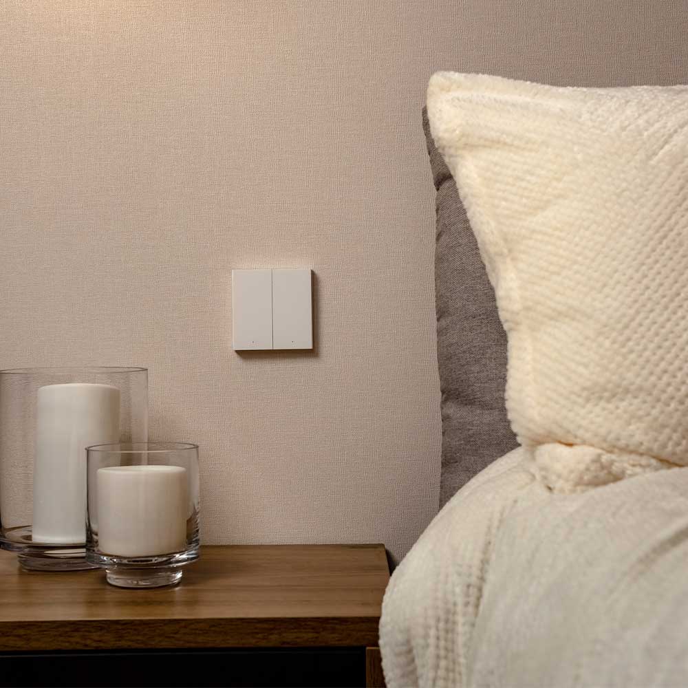 Aqara Smart Wall Switch H1 No Neutral Double Rocker WS-EUK02