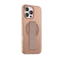 Asli Global Gravitas iPhone 16 Pro Max MagLeather MagSafe With Grip & Stand Case |Desert Caramell