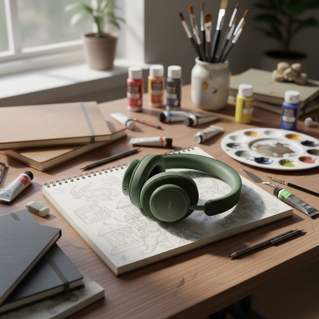 Asli Global Echo Max Ultimate Sound Over-Ear Wireless Headphones | Green
